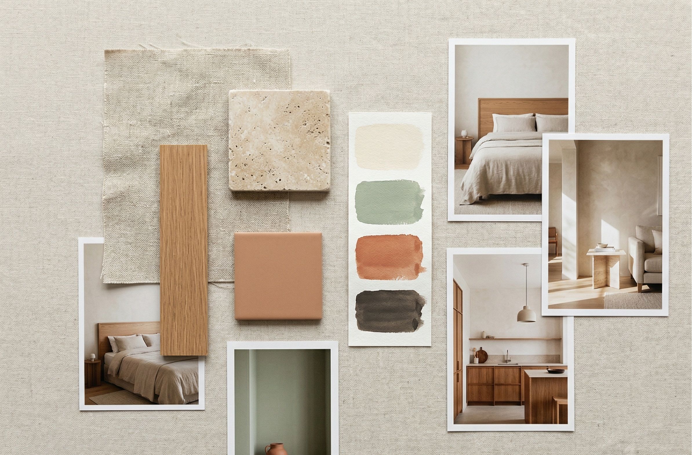 Moodboard e palette – Progetto Creativo Gioia Bellia
